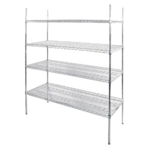 Vogue Flat Pack 4 Tier Shelving Kit 910x610mm