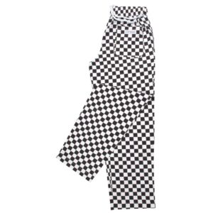 Chef Works Unisex Essential Baggy Pants Big Black Check