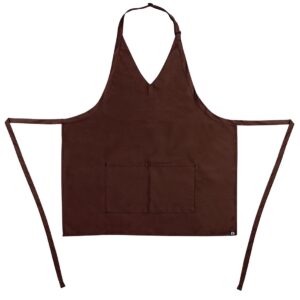 Chef Works Tuxedo Bib Apron Chocolate