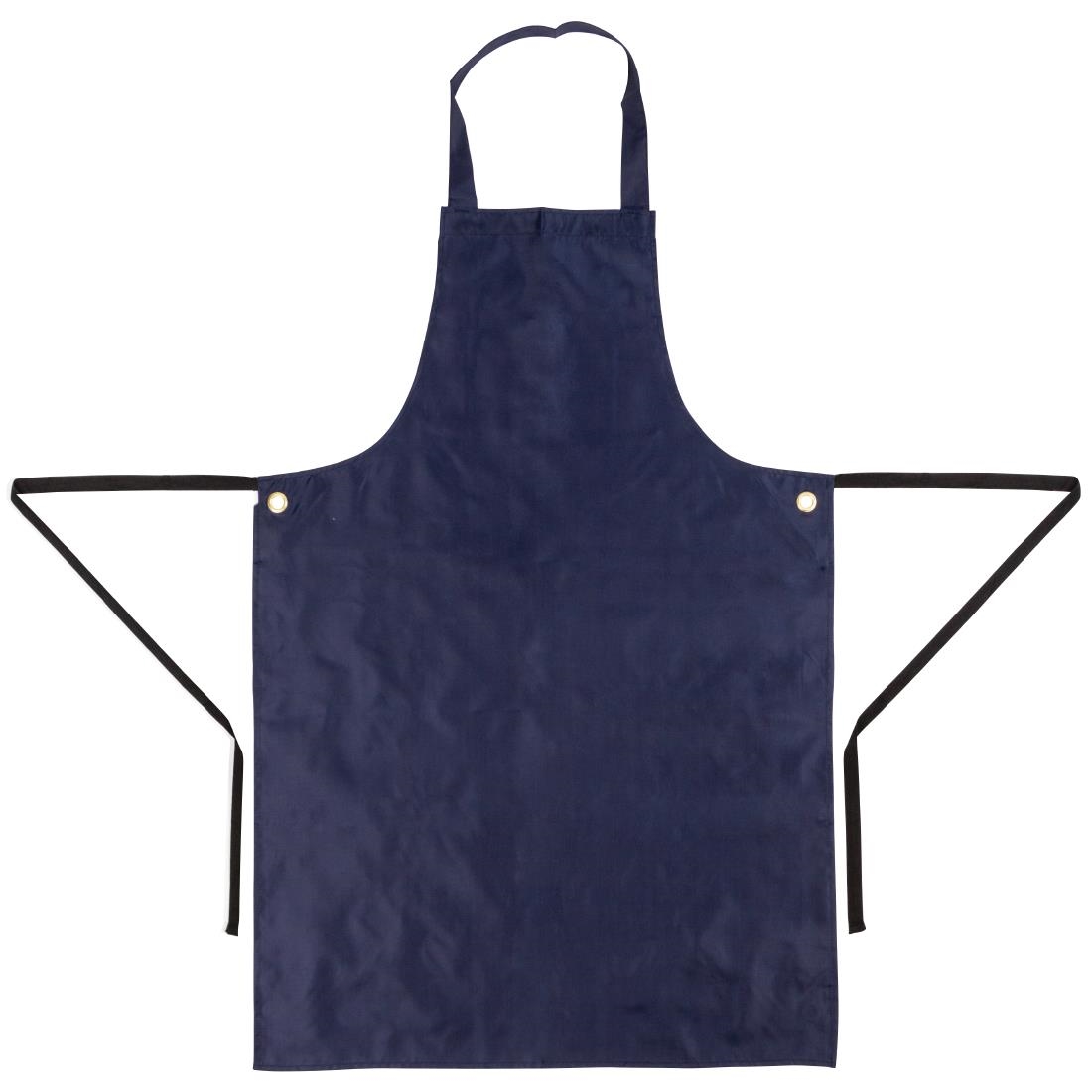 Whites Light Duty Waterproof Bib Apron Blue - Image 2