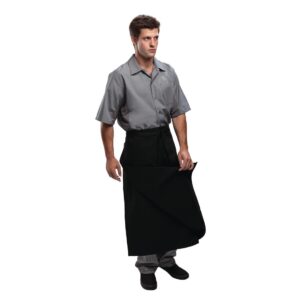 Chef Works Long Four Way Waist Apron Black