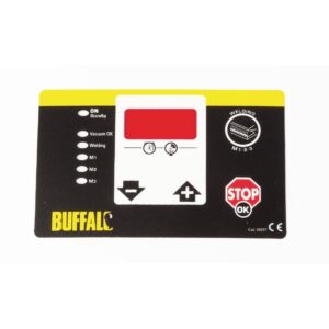 Control Panel Adhesive Label for Buffalo Vac Pack Machine