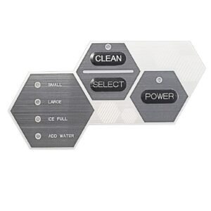 Nisbets Essentials Control Panel Sticker