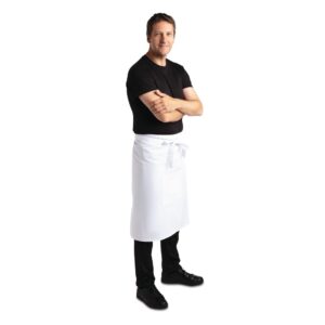 Regular Bistro Apron  White