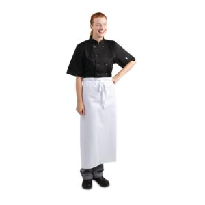 Long Bistro Apron White