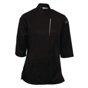Chef Works Cool Vent Verona Womens Chefs Jacket Black