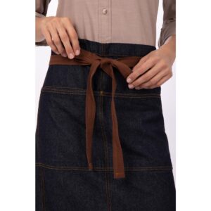 Chef Works Urban Memphis Bistro Apron Indigo