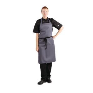 Whites Polycotton Bib Apron Charcoal