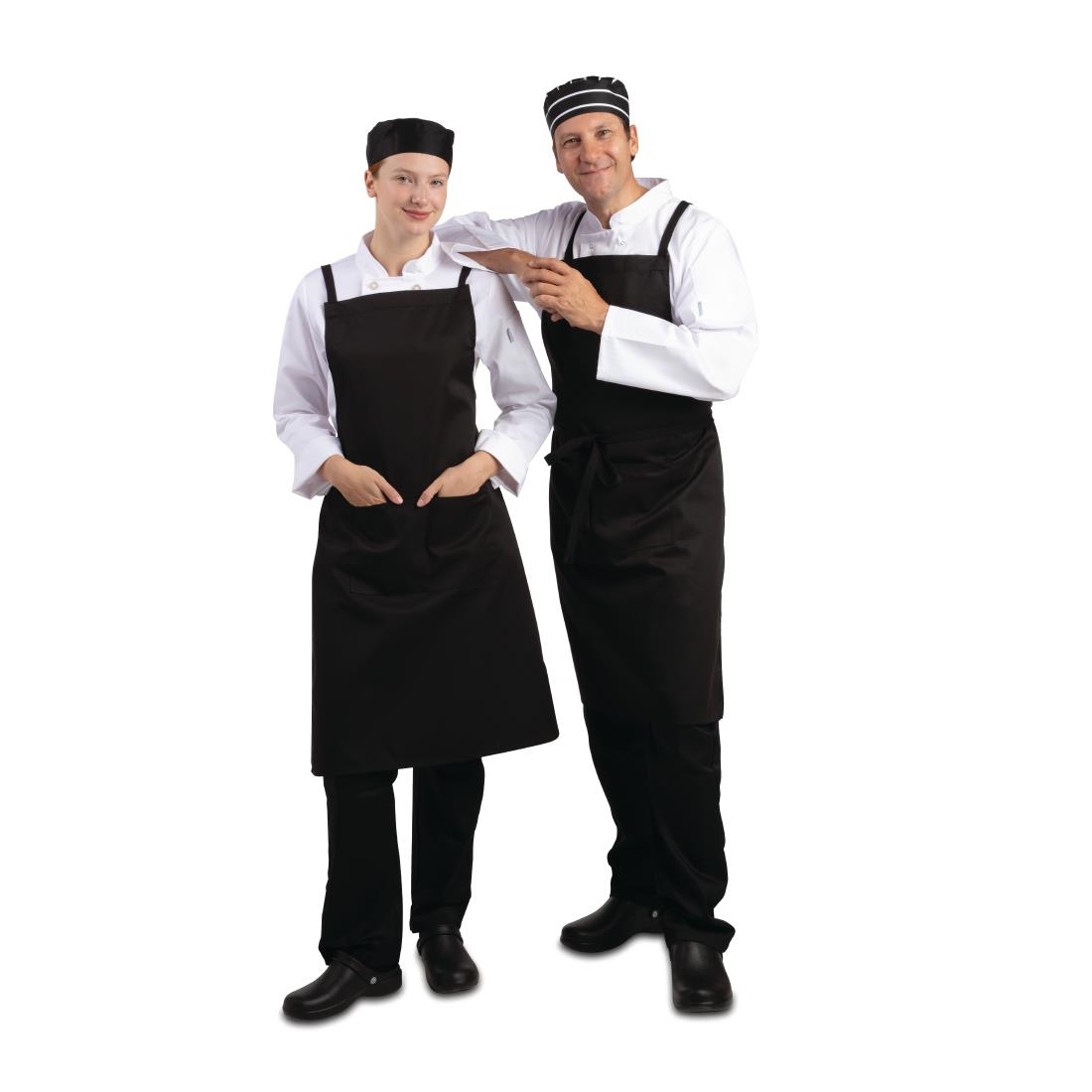 Southside X-Cross Back Bib Apron Black - Image 5