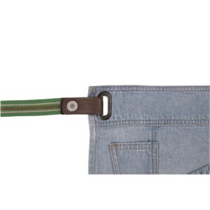 Chef Works Urban Berkeley Denim Half Bistro Waist Apron/Sky