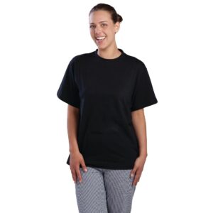 Nisbets Essentials T-Shirts Black Large