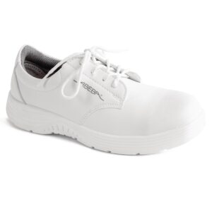 Abeba X-Light Microfiber Lace Up Safety Shoe White