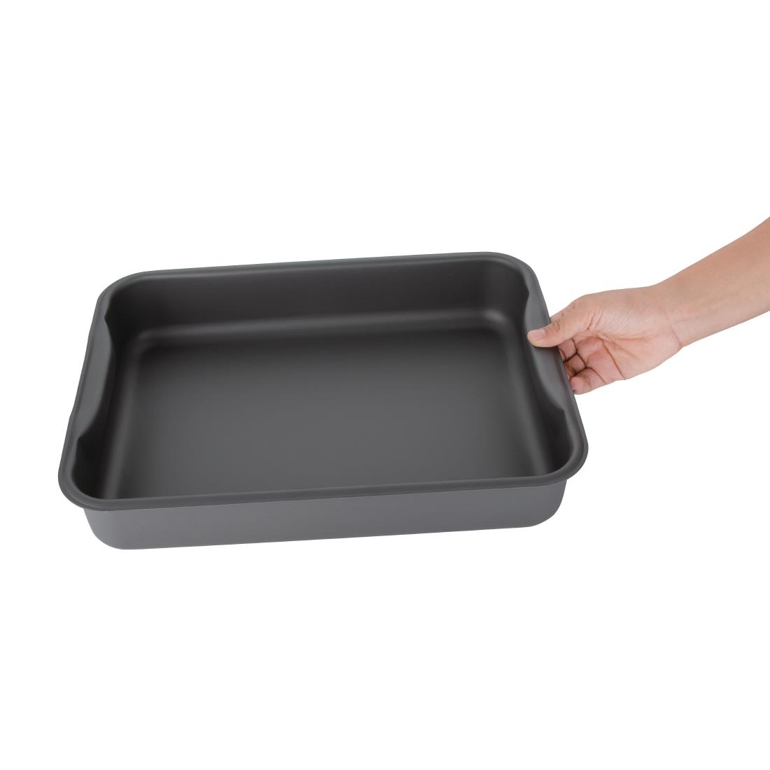 Vogue Anodised Aluminium Roasting Dish 370mm - Image 3