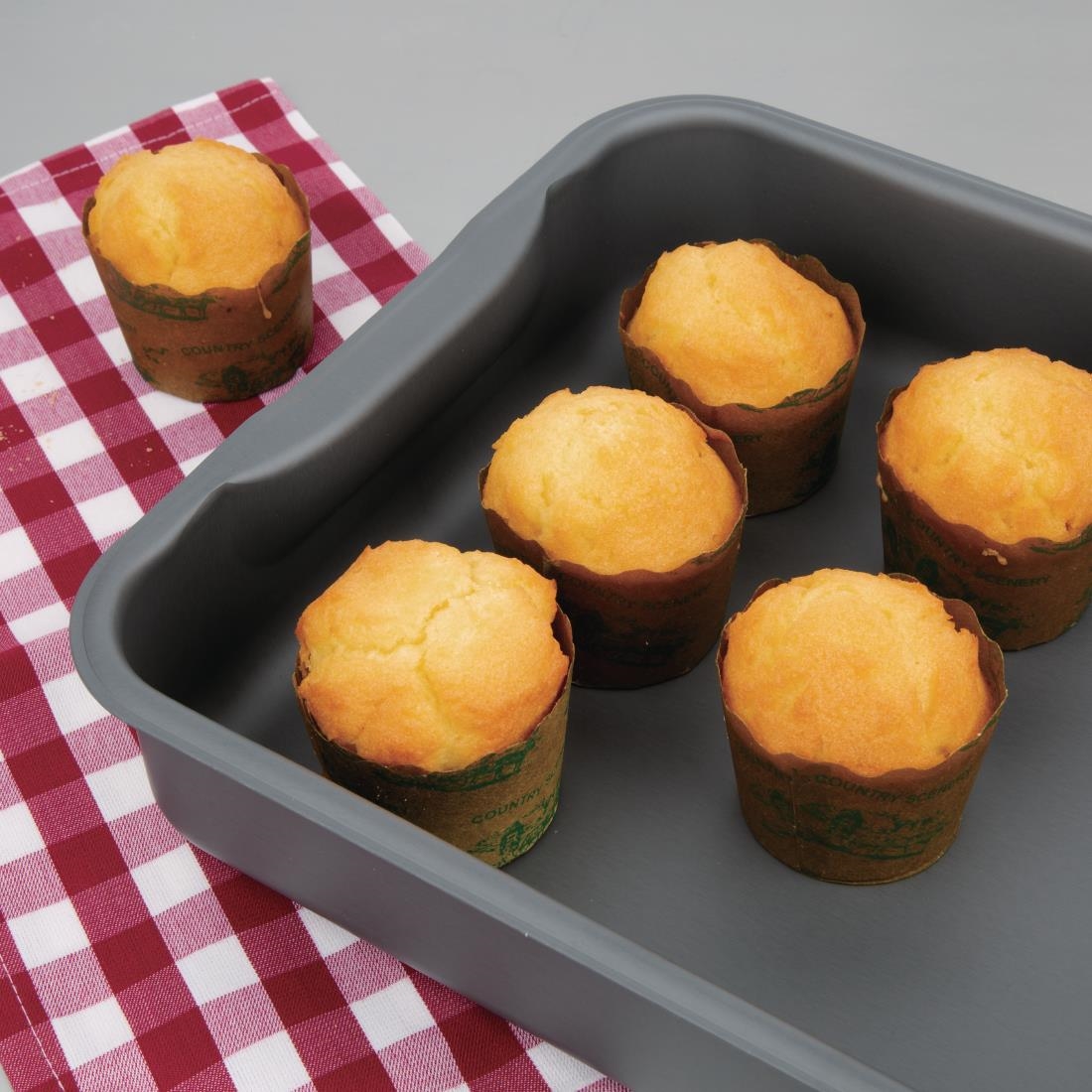 Vogue Anodised Aluminium Roasting Dish 370mm - Image 4