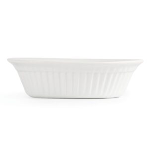Olympia Whiteware Oval Pie Dishes 170mm (Pack of 6)