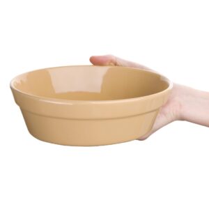 Olympia Stoneware Oval Pie Bowls 197 x 142mm (Pack of 6)