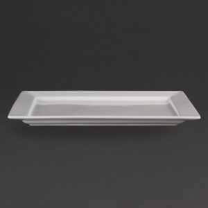 Olympia Wide Rim Rectangular Platter 400x 295mm