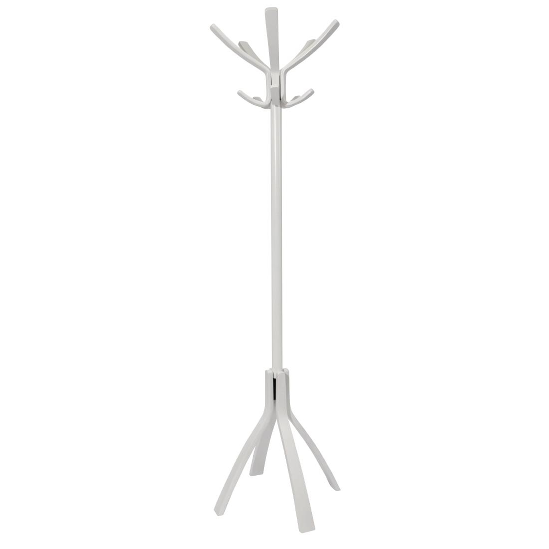 White Wooden Coat Stand urneeds.co.uk
