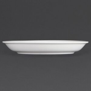 Olympia Whiteware Cappuccino Saucers (Pack of 12)