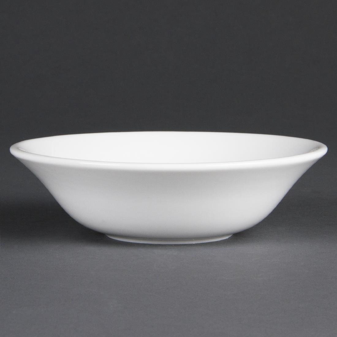 Olympia Whiteware Oatmeal Bowls 150mm 300ml (Pack of 12) - Image 3