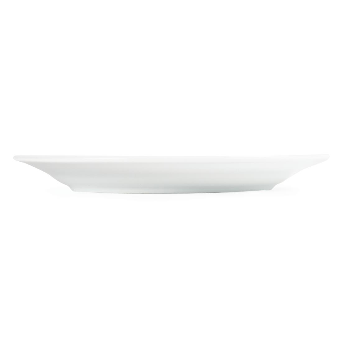 Olympia Whiteware Wide Rimmed Plates 202mm (Pack of 12) - Image 3