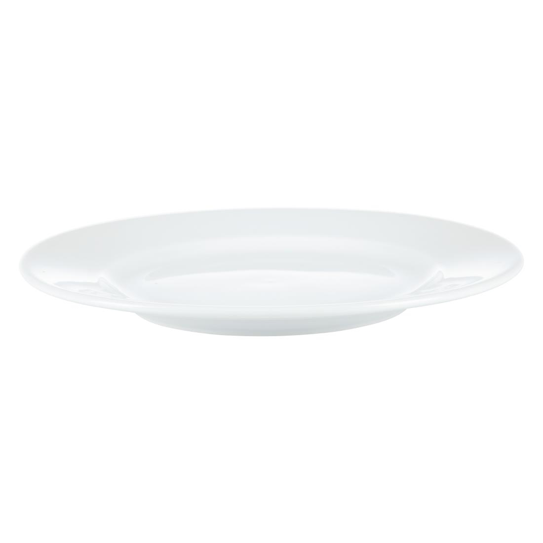 Olympia Whiteware Wide Rimmed Plates 202mm (Pack of 12) - Image 4