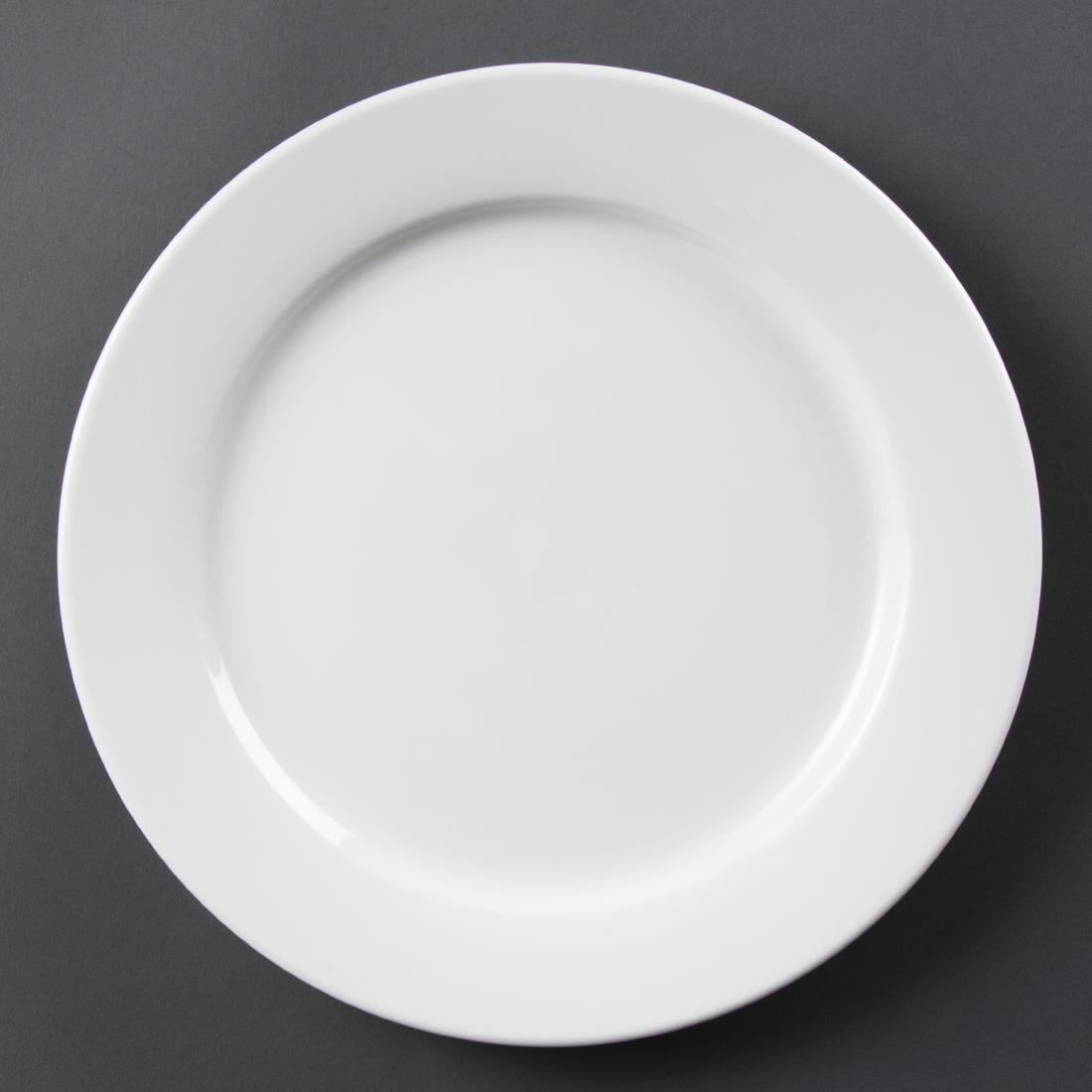 Olympia Whiteware Wide Rimmed Plates 280mm (Pack of 6) - Image 4