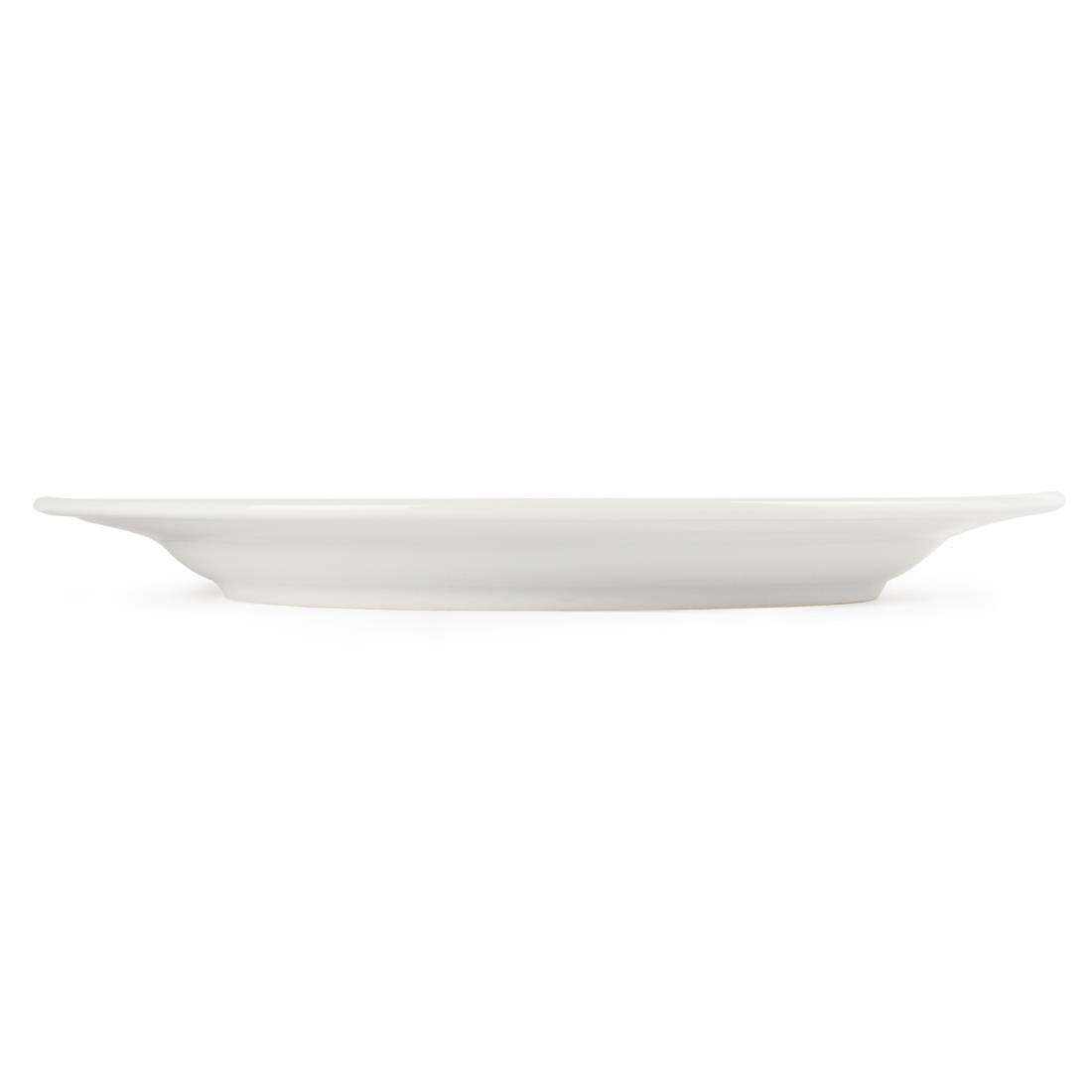 Olympia Whiteware Wide Rimmed Plates 280mm (Pack of 6) - Image 3
