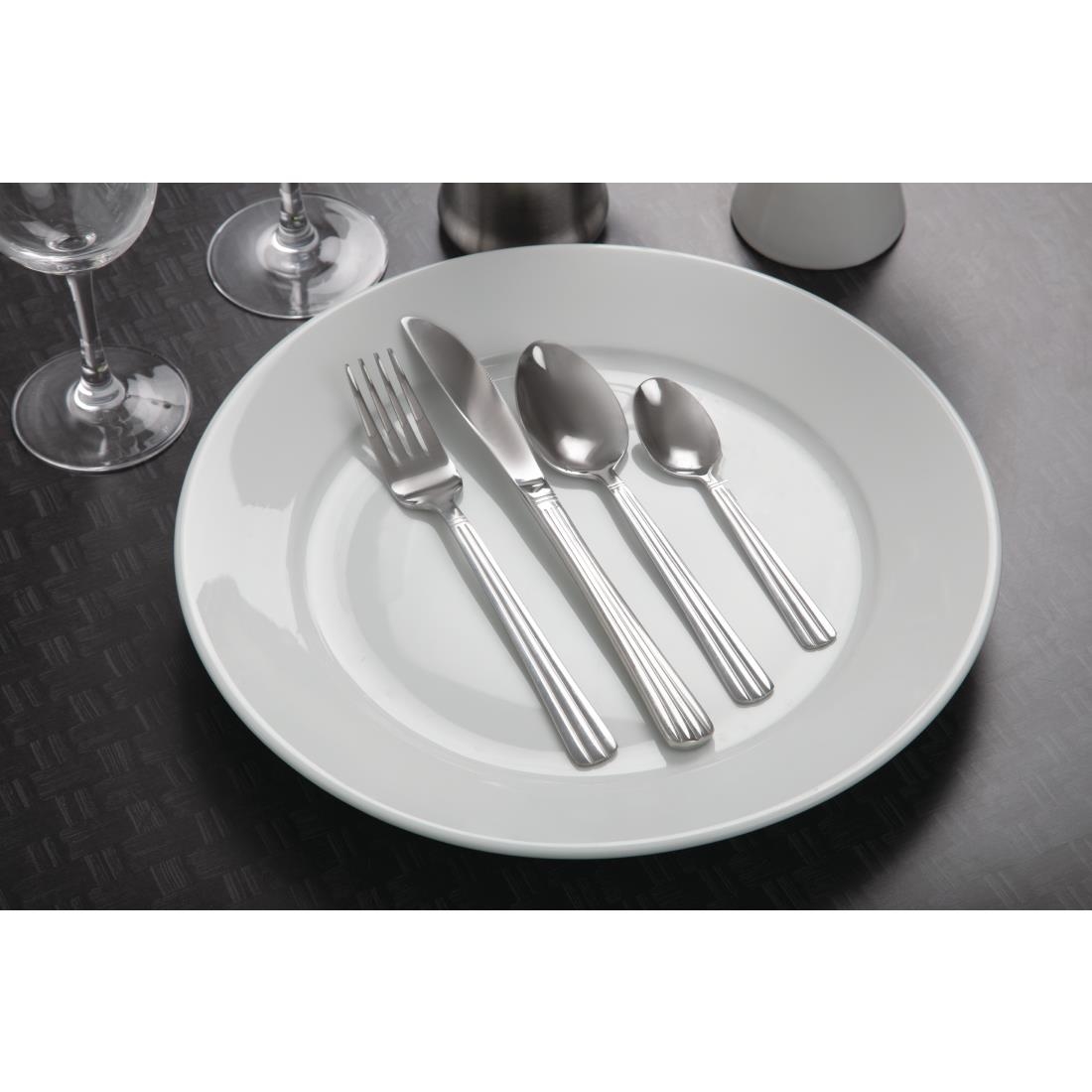 Olympia Whiteware Wide Rimmed Plates 310mm (Pack of 6)