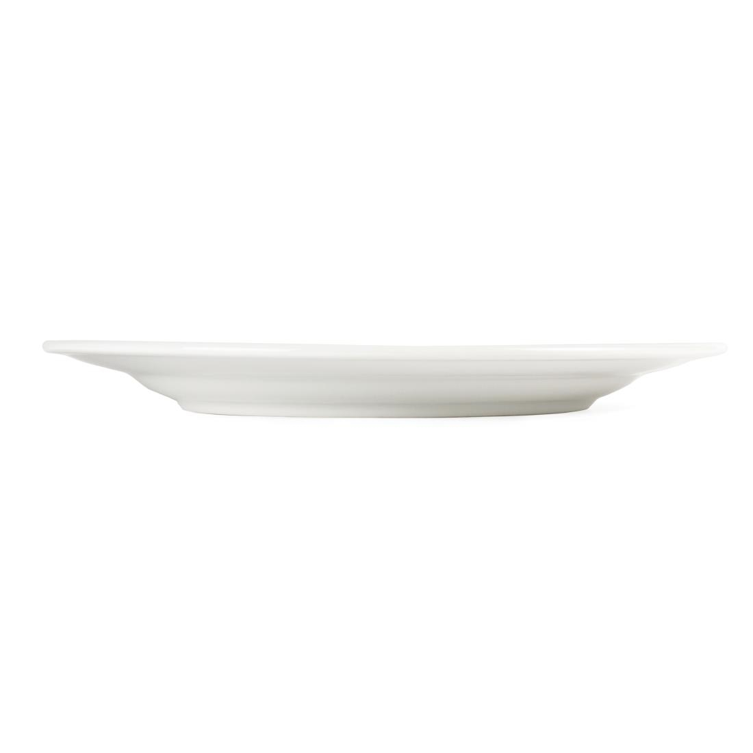 Olympia Whiteware Wide Rimmed Plates 310mm (Pack of 6) - Image 3