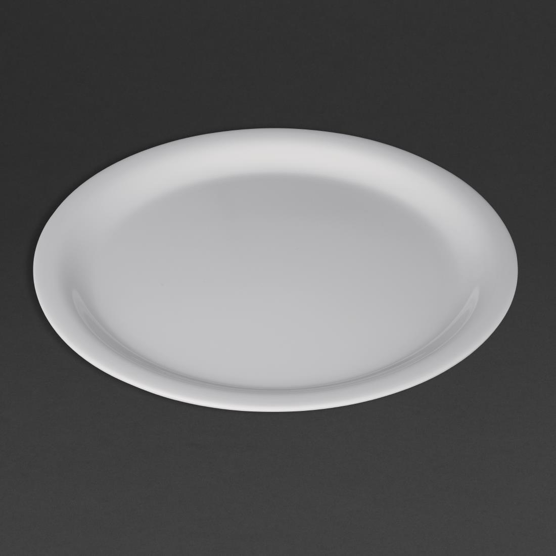 Olympia Kristallon Melamine Narrow Rimmed Plates 229mm (Pack of 12) - Image 4