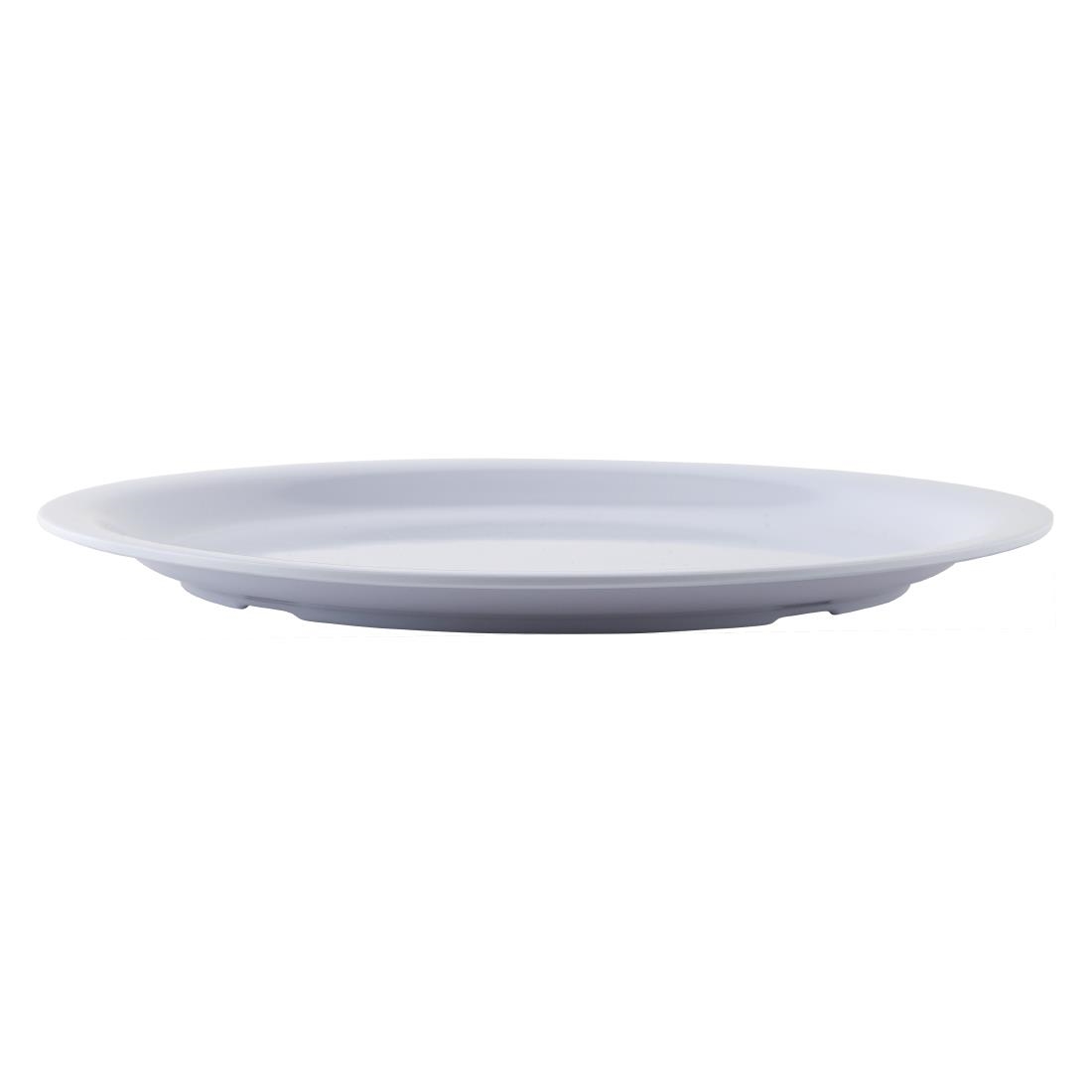 Olympia Kristallon Melamine Narrow Rimmed Plates 229mm (Pack of 12) - Image 5
