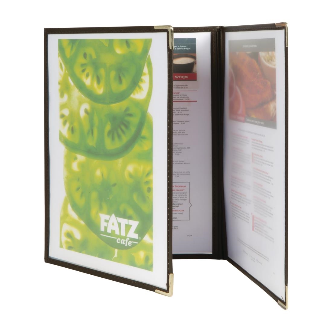 Securit Crystal Double Sided Menu Cover A4 Triple (Pack of 3) - Image 3