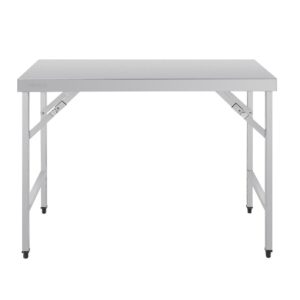 Vogue Stainless Steel Folding Table 1200mm