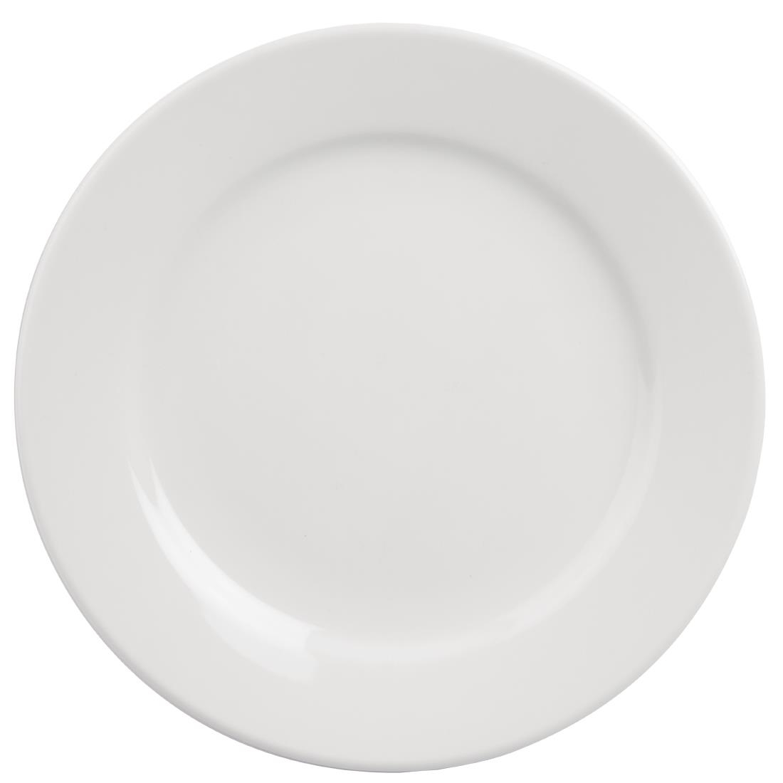 Olympia Athena Wide Rimmed Plates 165mm White (Pack of 12) - Image 2