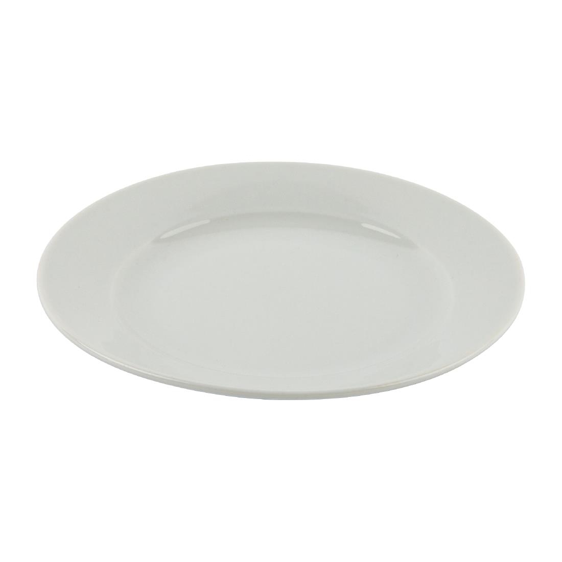 Olympia Athena Wide Rimmed Plates 165mm White (Pack of 12) - Image 3