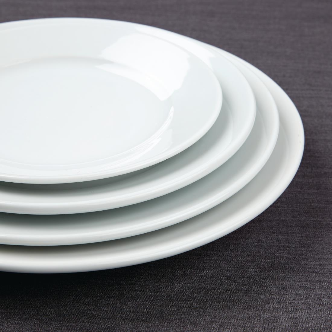 Olympia Athena Wide Rimmed Plates 165mm White (Pack of 12) - Image 8