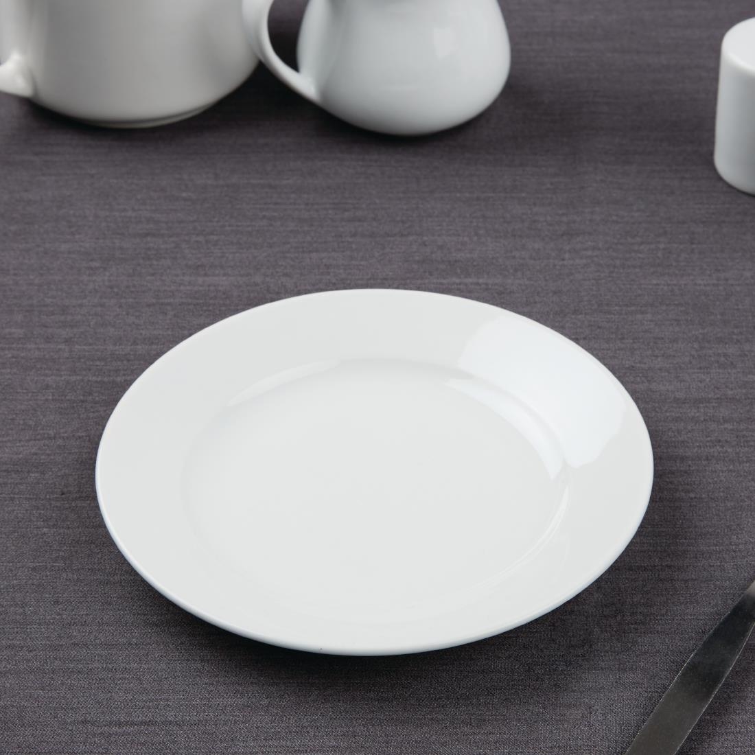 Olympia Athena Wide Rimmed Plates 165mm White (Pack of 12) - Image 9