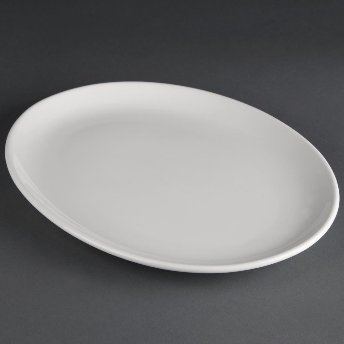 Olympia Athena Oval Coupe Plates 305 x 241 mm (Pack of 6) - Image 2