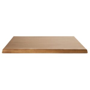 Werzalit Pre-drilled Square Table Top  Oak Effect 700mm