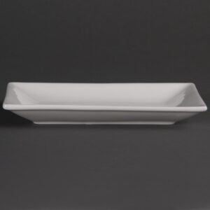 Olympia Serving Rectangular Platters 200x 130mm (Pack of 6)