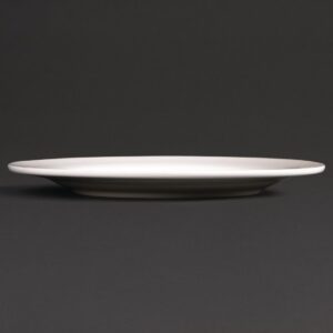 Olympia Lumina Wide Rim Round Plates 200mm (Pack of 6)