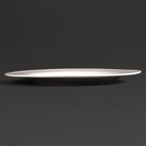Olympia Lumina Wide Rim Round Plates 230mm (Pack of 6)