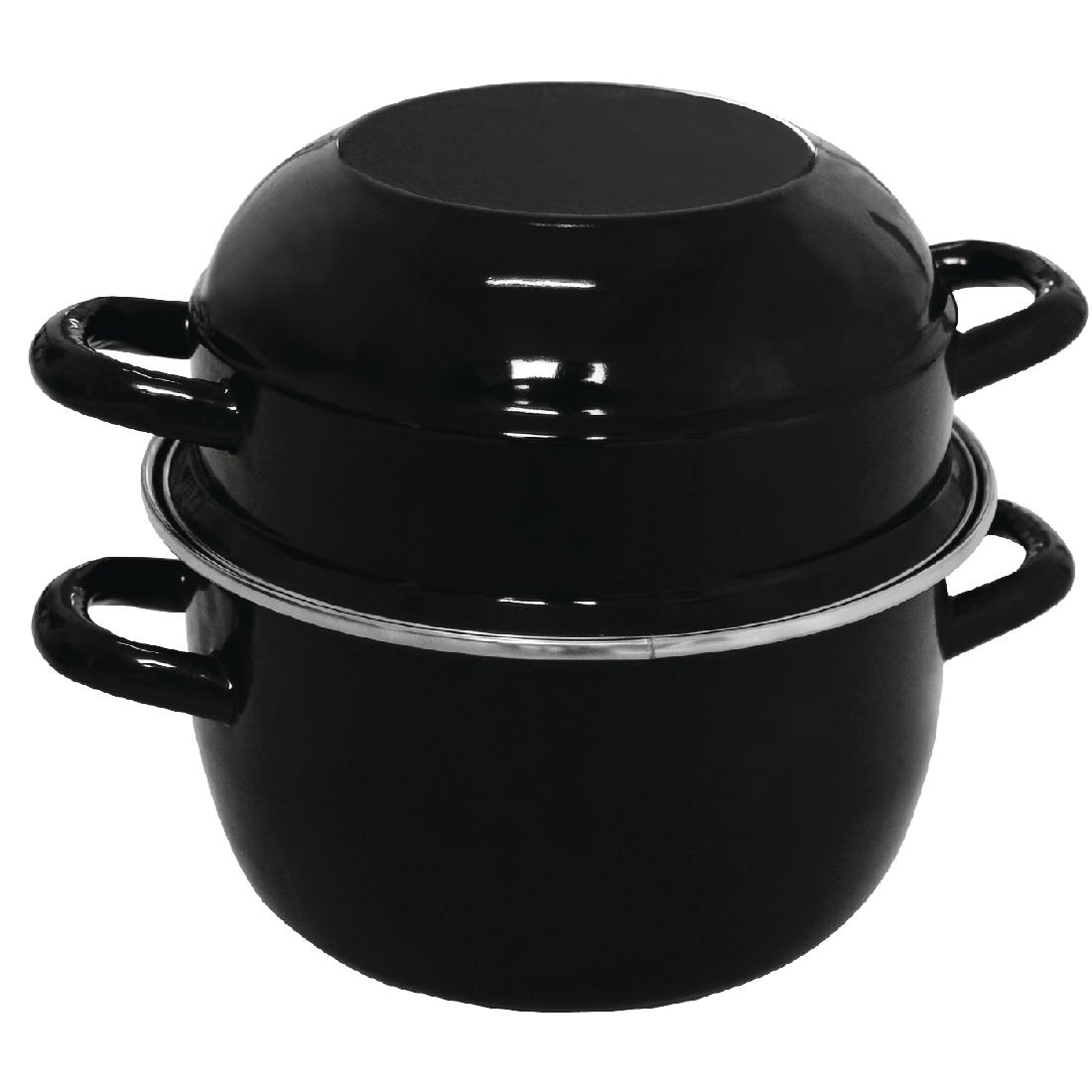 Olympia Mussel Pot Enamel Medium - Image 2