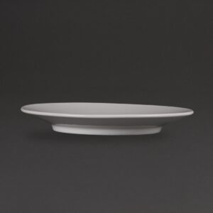 Olympia Whiteware Elegant Saucers 148mm (Pack of 12)
