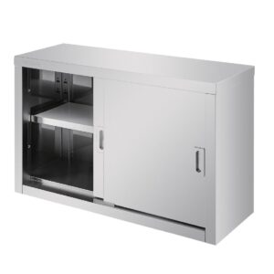 Vogue Stainless Steel Wall Cupboard 900mm
