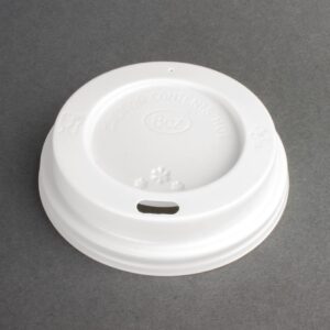 Fiesta Disposable Coffee Cup Lids White 225ml / 8oz (Pack of 1000)