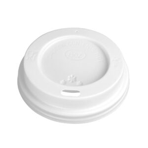 Fiesta Disposable Coffee Cup Lids White 225ml / 8oz (Pack of 50)