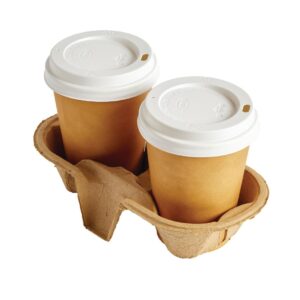 Recyclable Cup Carrier Trays 2 Cup (Pack of 320)