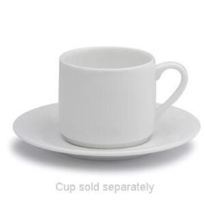 Elia Glacier Fine China Espresso Cup Saucers 115mm (Pack of 6)